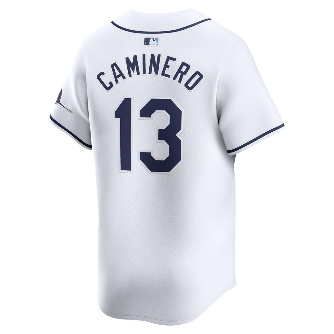 Junior Caminero Tampa Bay Rays Nike Youth Home Limited Player Jersey - White | MLB Fan Gear