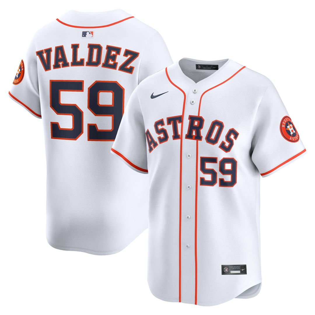Framber Valdez Houston Astros Nike Home Limited Player Jersey - White | MLB Fan Gear