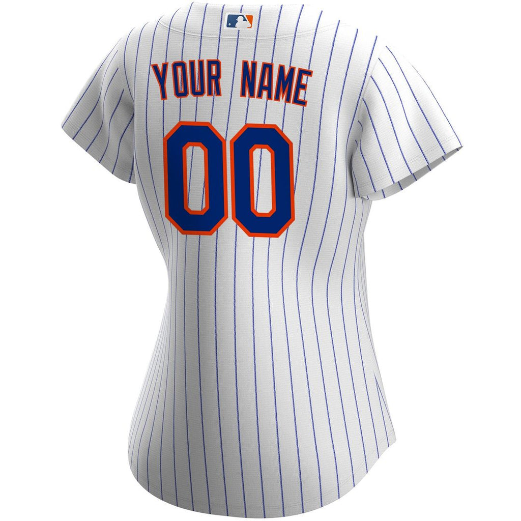 New York Mets Nike Women's Home Replica Custom Jersey - White | MLB Fan Gear