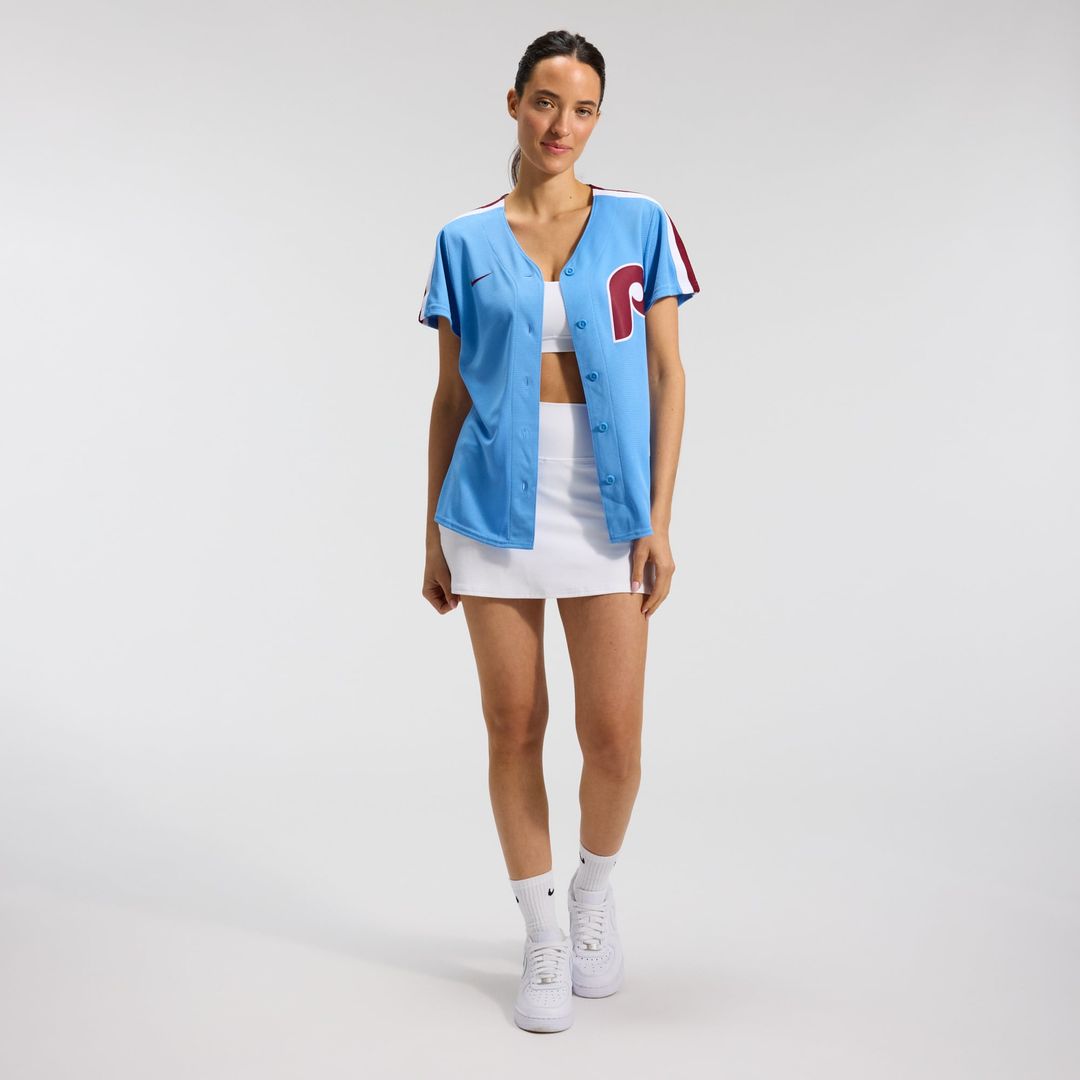 Ryan Howard Philadelphia Phillies Nike Women's Replica Jersey - Light Blue | MLB Fan Gear