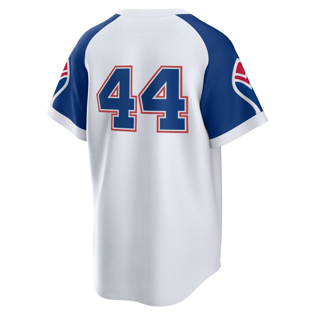 Hank Aaron Atlanta Braves Nike Home Cooperstown Collection Player Jersey - White | MLB Fan Gear