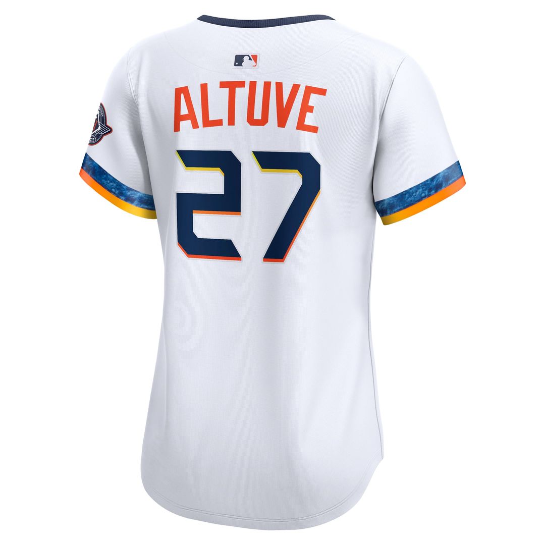 Jose Altuve Houston Astros Nike Women's 2025 City Connect Limited Jersey - White | MLB Fan Gear