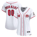 Cincinnati Reds Nike Women's Home Limited Custom Jersey - White | MLB Fan Gear