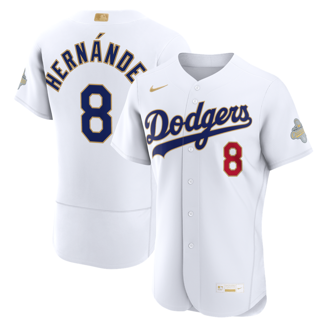 Enrique Hernández Los Angeles Dodgers Nike 2026 Gold Collection Authentic Jersey - White | MLB Fan Gear