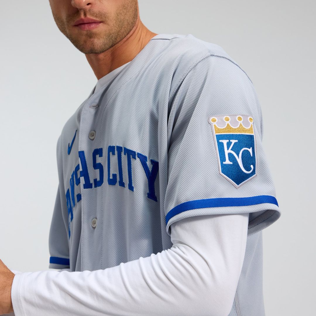 Kansas City Royals Nike 2022 Road Authentic Jersey - Gray | MLB Fan Gear