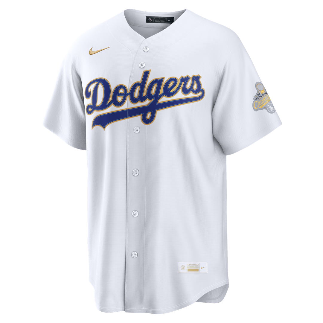Los Angeles Dodgers Nike 2026 Gold Collection Stadium Jersey - White | MLB Fan Gear