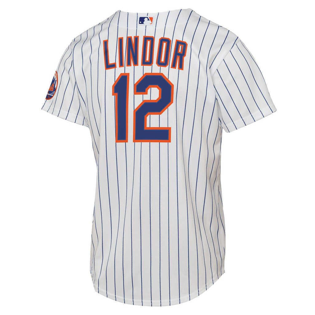 Francisco Lindor New York Mets Nike Youth Road Stadium Player Jersey - Gray | MLB Fan Gear