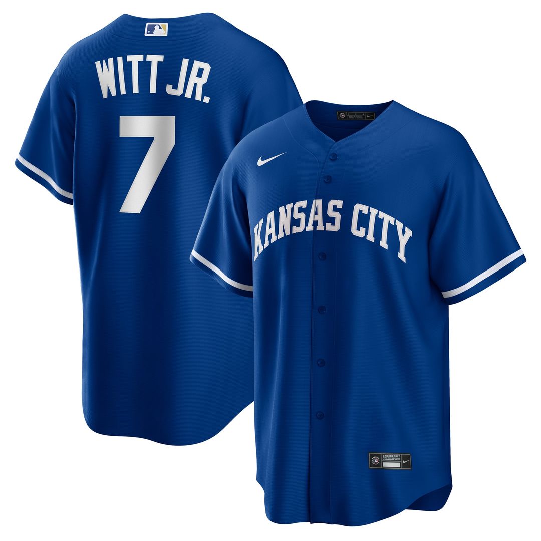 Bobby Witt Jr. Kansas City Royals Nike Road Replica Jersey - Gray | MLB Fan Gear