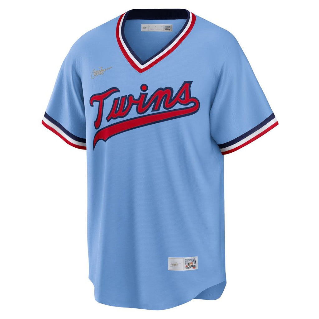 Minnesota Twins Nike Road Cooperstown Collection Team Jersey - Light Blue | MLB Fan Gear