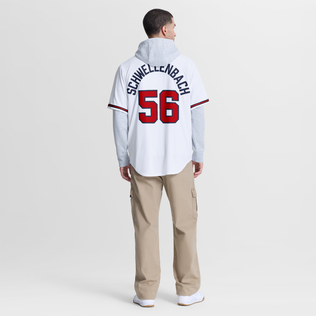 Spencer Schwellenbach Atlanta Braves Nike Home Replica Jersey - White | MLB Fan Gear