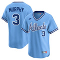 Dale Murphy Atlanta Braves Nike Throwback Cooperstown Collection Limited Jersey - Light Blue | MLB Fan Gear