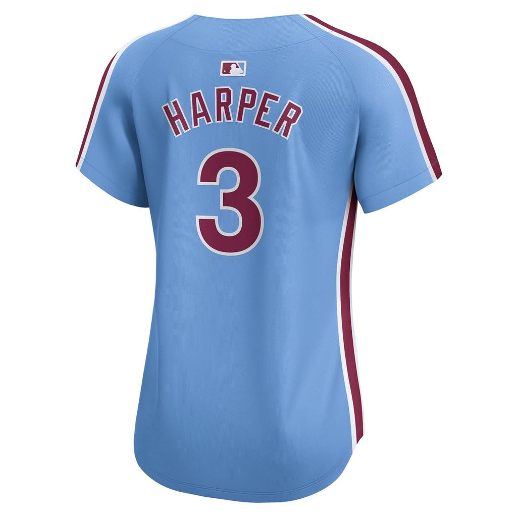 Bryce Harper Philadelphia Phillies Nike Women's Alternate Limited Player Jersey – Light Blue | MLB Fan Gear