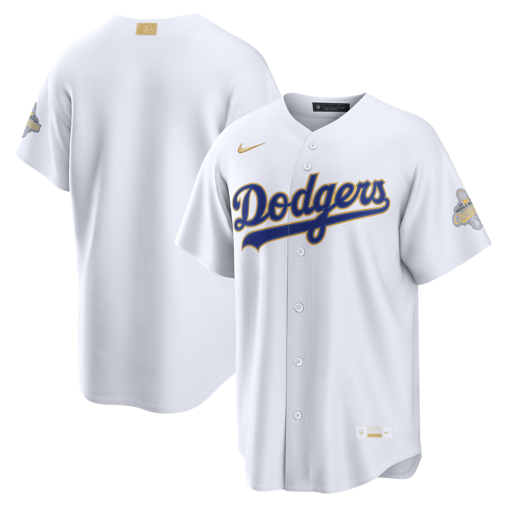 Los Angeles Dodgers Nike 2026 Gold Collection Stadium Jersey - White | MLB Fan Gear