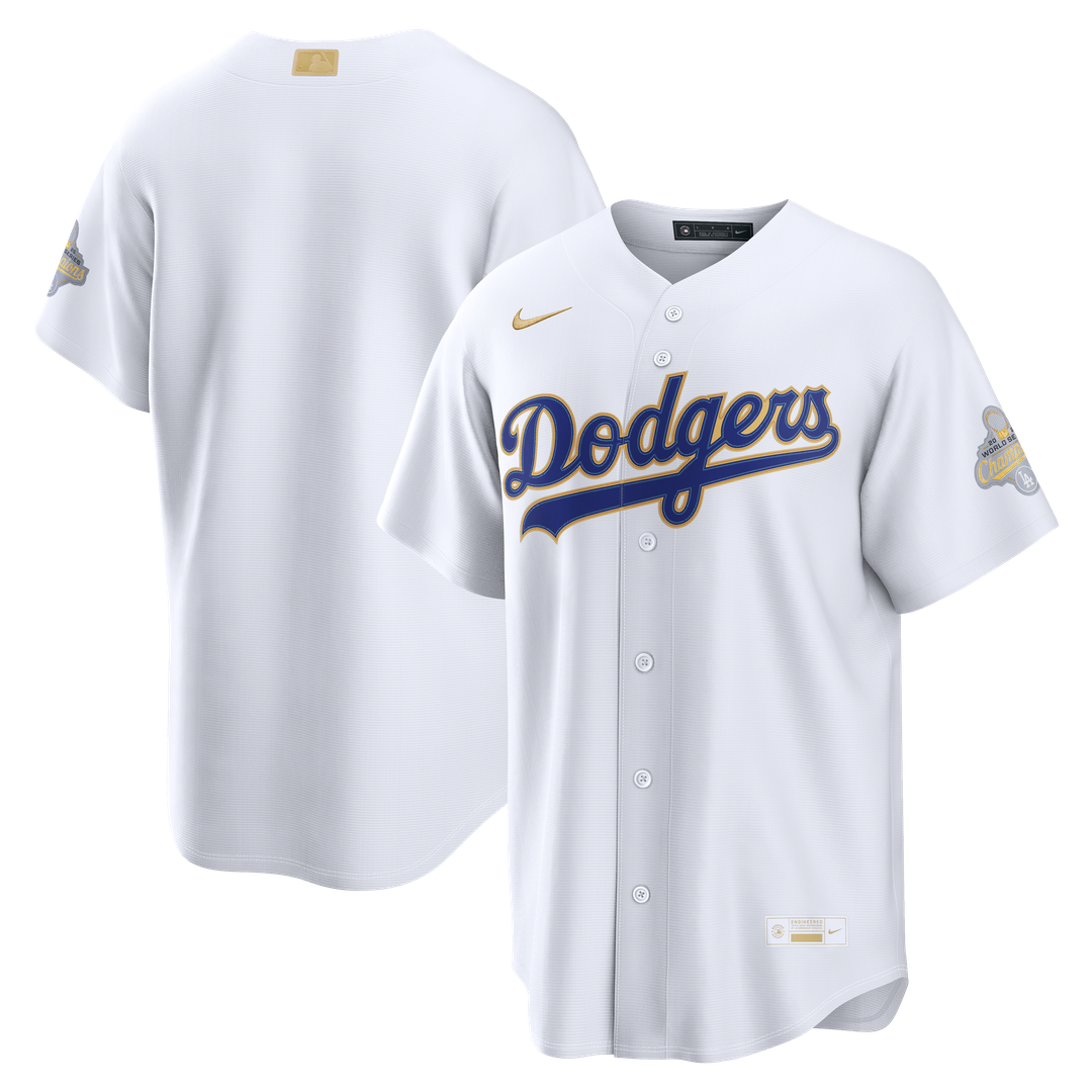 Los Angeles Dodgers Nike 2026 Gold Collection Stadium Jersey - White | MLB Fan Gear