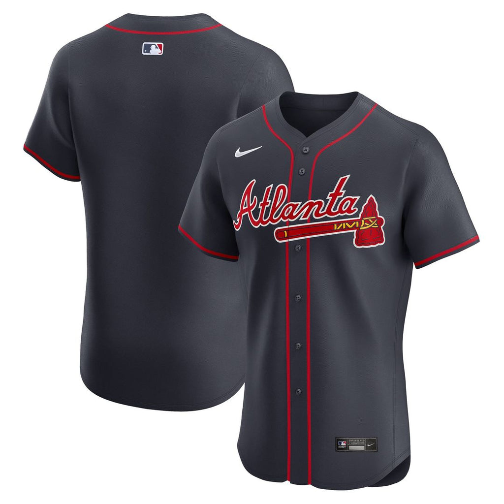 Atlanta Braves Nike Alternate Elite Jersey - Navy | MLB Fan Gear