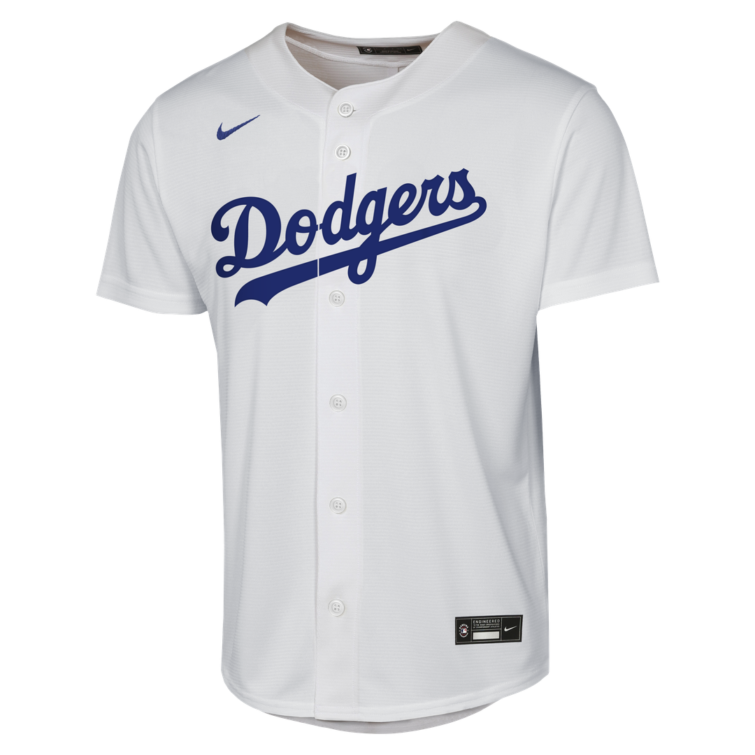 Enrique Hernández Los Angeles Dodgers Nike Youth Home Baseline Jersey - White | MLB Fan Gear