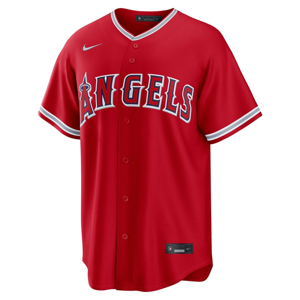 Mike Trout Los Angeles Angels Nike Alternate Replica Jersey - Red | MLB Fan Gear