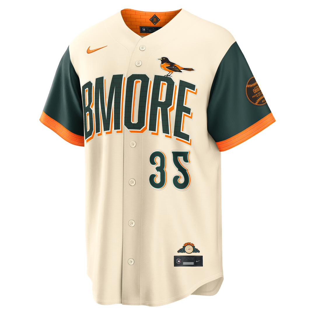 Adley Rutschman Baltimore Orioles Nike 2026 City Connect Stadium Jersey - Cream | MLB Fan Gear