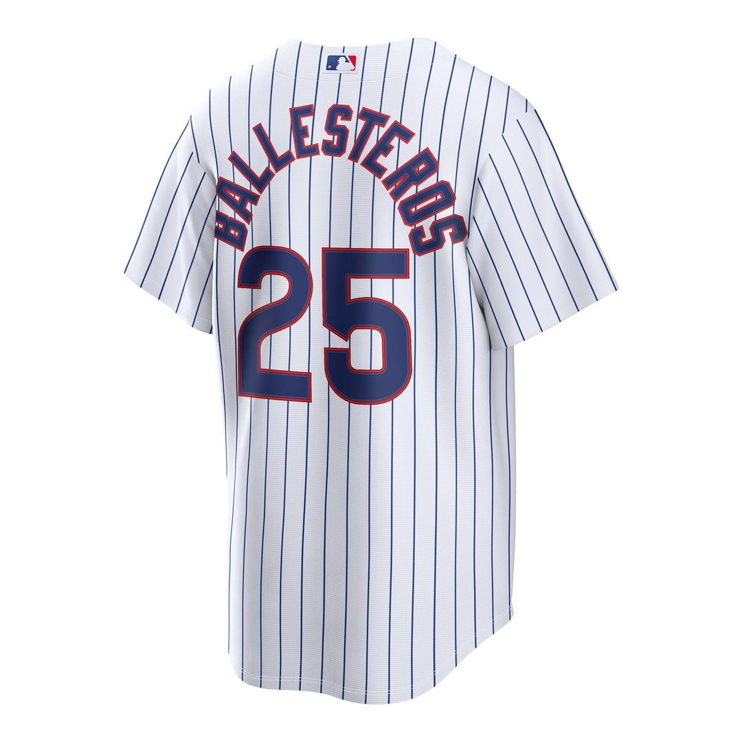 Moisés Ballesteros Chicago Cubs Nike Home Replica Jersey - White | MLB Fan Gear