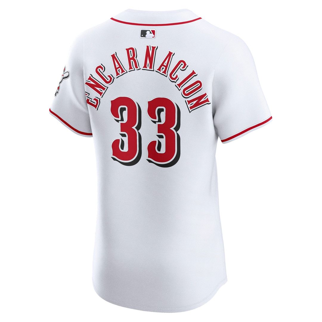 Christian Encarnacion-Strand Cincinnati Reds Nike Home Elite Jersey - White | MLB Fan Gear