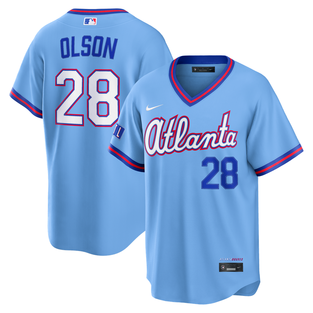 Matt Olson Atlanta Braves Nike 2026 City Connect Stadium Jersey - Powder Blue | MLB Fan Gear