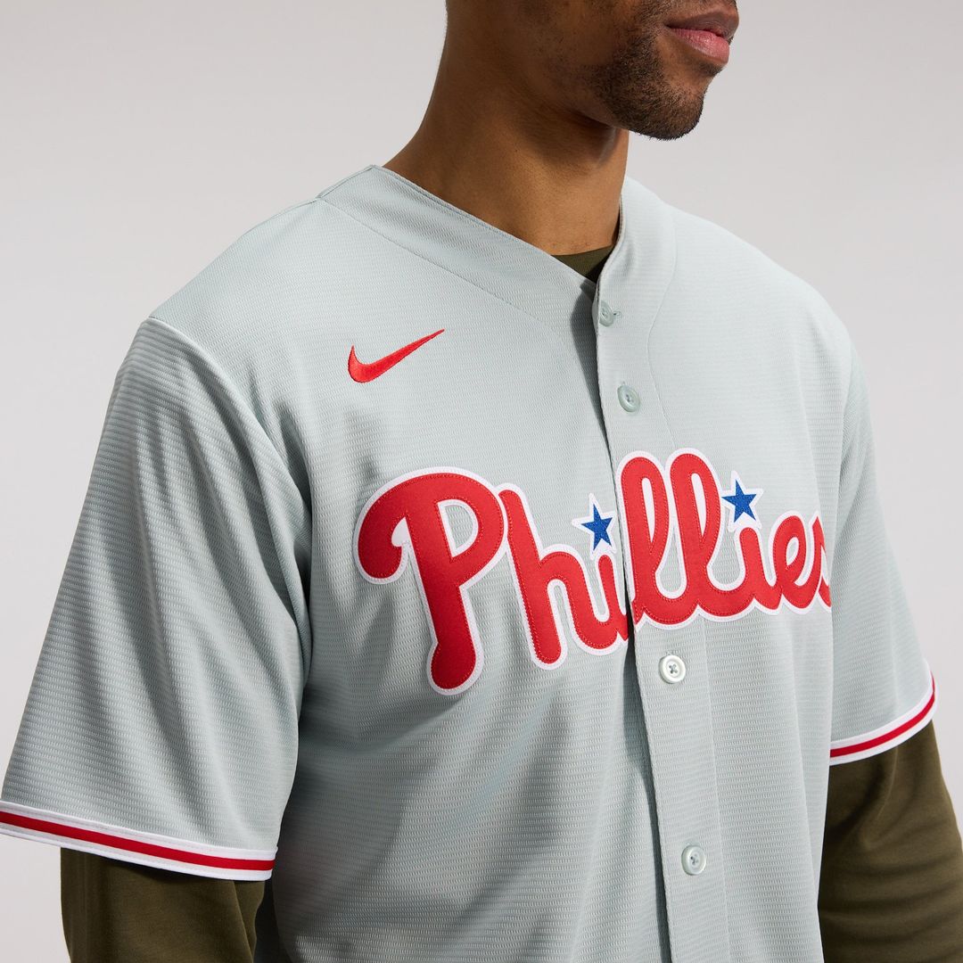 Bryce Harper Philadelphia Phillies Nike Road Replica Jersey - Gray | MLB Fan Gear