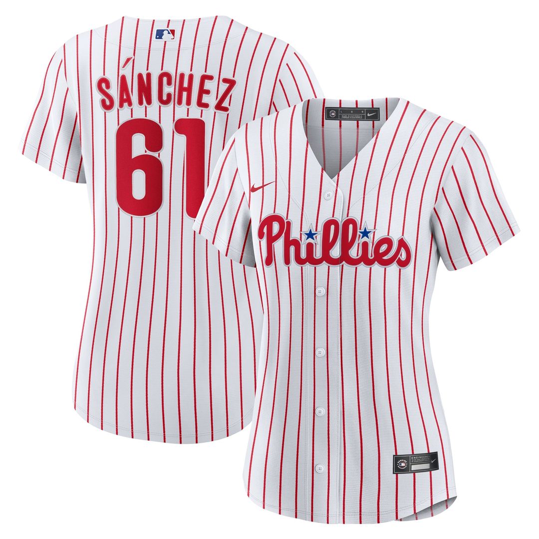 Cristopher Sanchez Philadelphia Phillies Nike Women's Home Replica Jersey - White | MLB Fan Gear