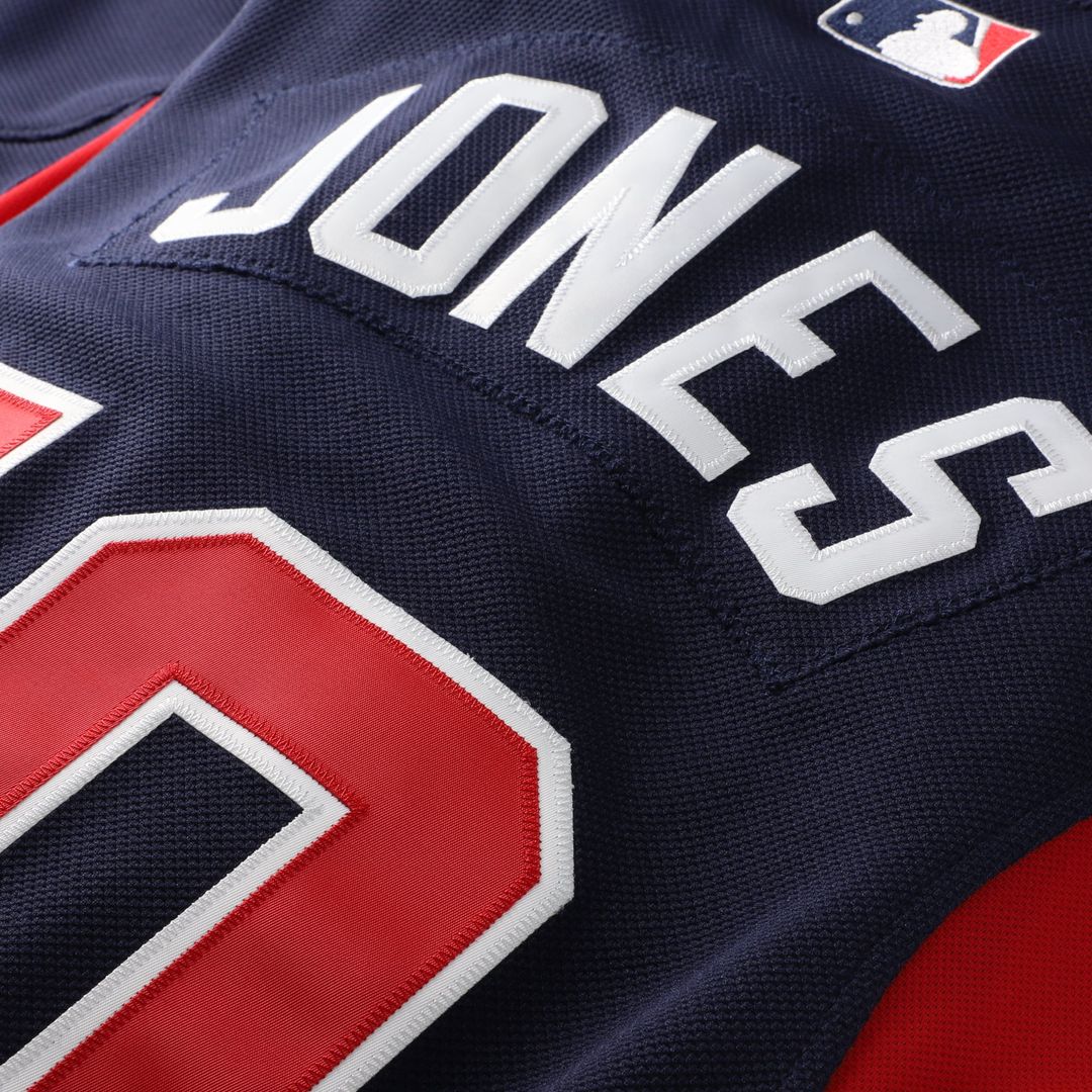Chipper Jones Atlanta Braves Mitchell & Ness Authentic Batting Practice Jersey - Navy | MLB Fan Gear