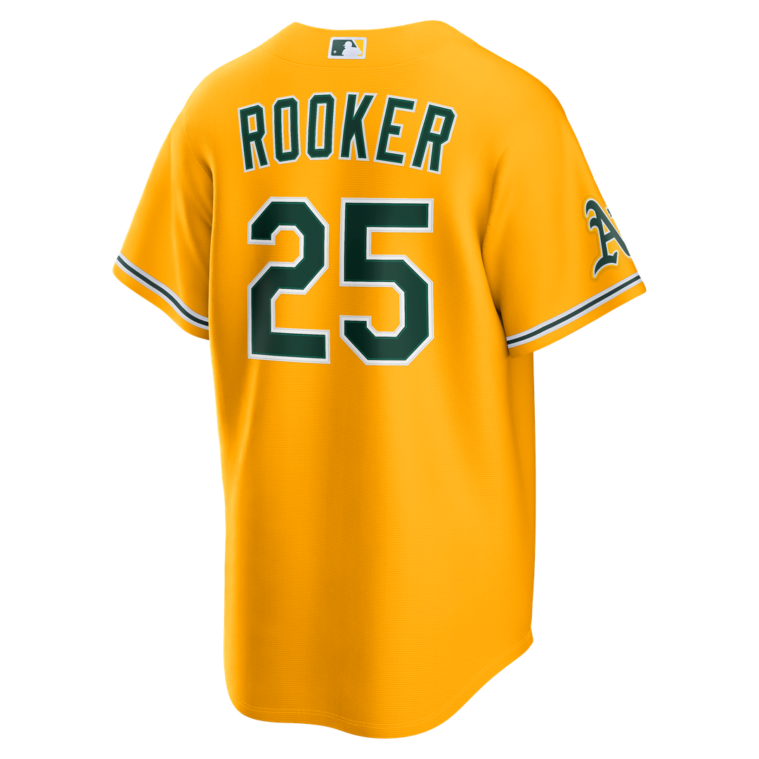 Brent Rooker Athletics Nike Alternate Stadium Jersey - Gold | MLB Fan Gear