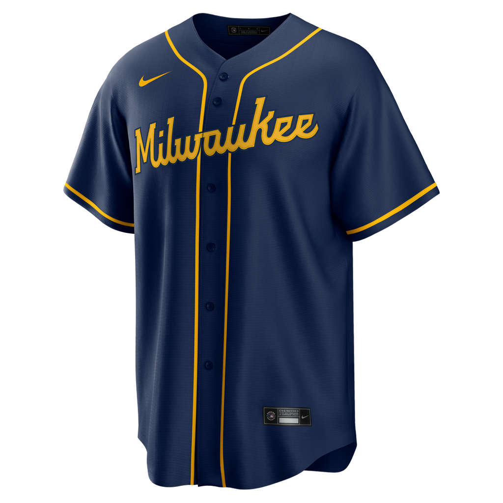 Milwaukee Brewers Nike Home Replica Team Jersey - Cream | MLB Fan Gear