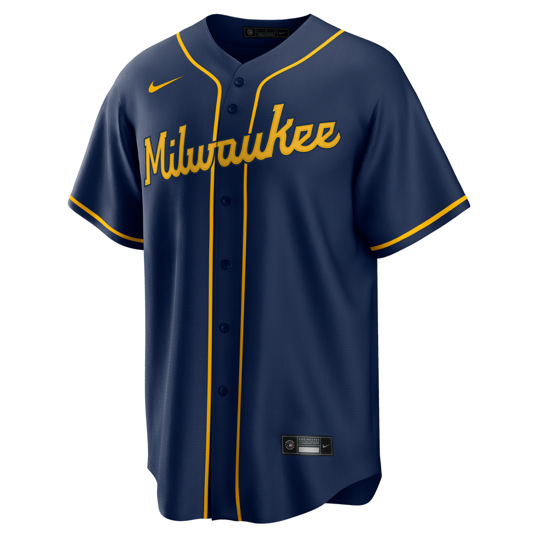Milwaukee Brewers Nike Home Replica Team Jersey - Cream | MLB Fan Gear