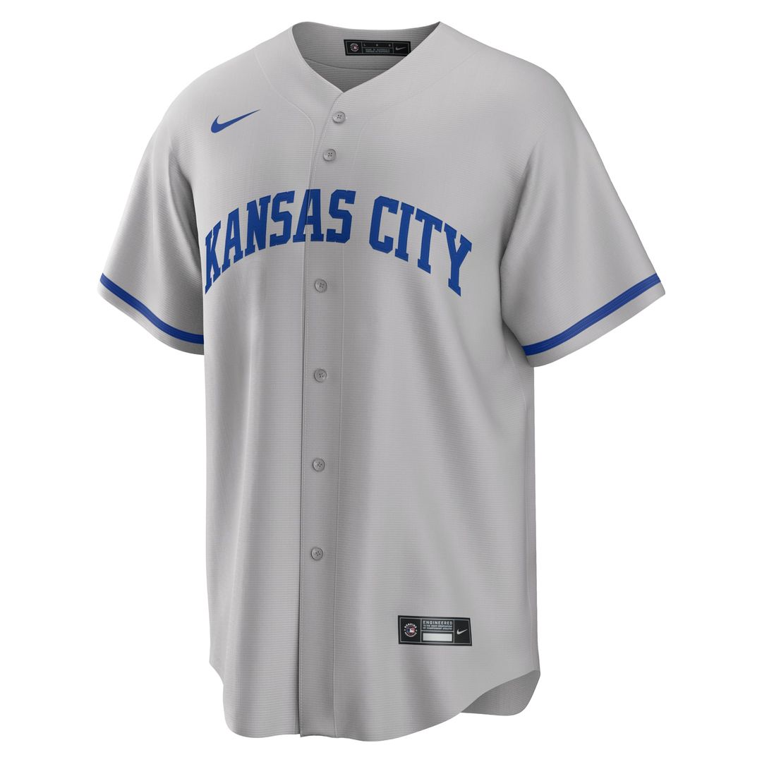 Kansas City Royals Nike Road Replica Team Jersey - Gray | MLB Fan Gear