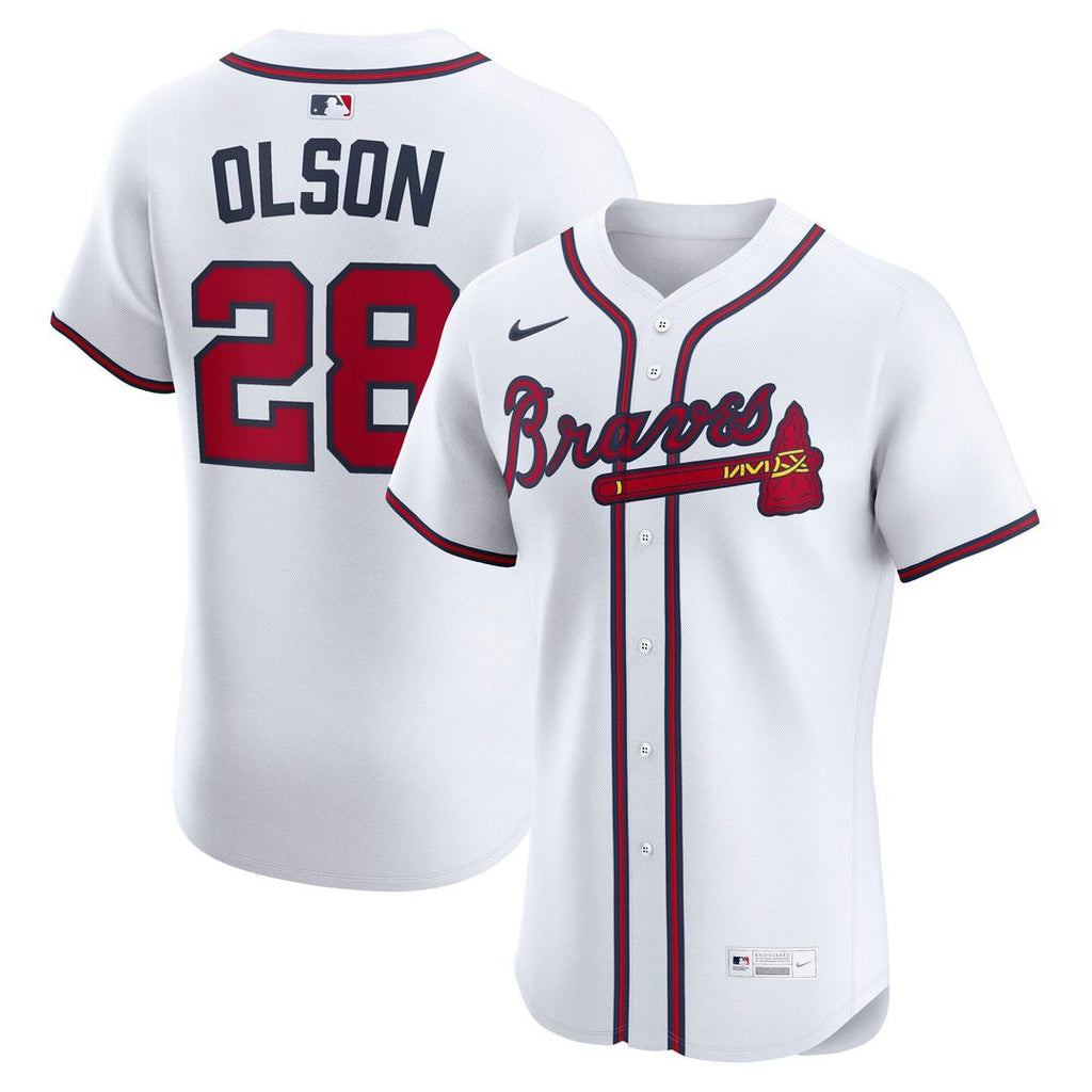 Matt Olson Atlanta Braves Nike Home Elite Player Jersey - White | MLB Fan Gear