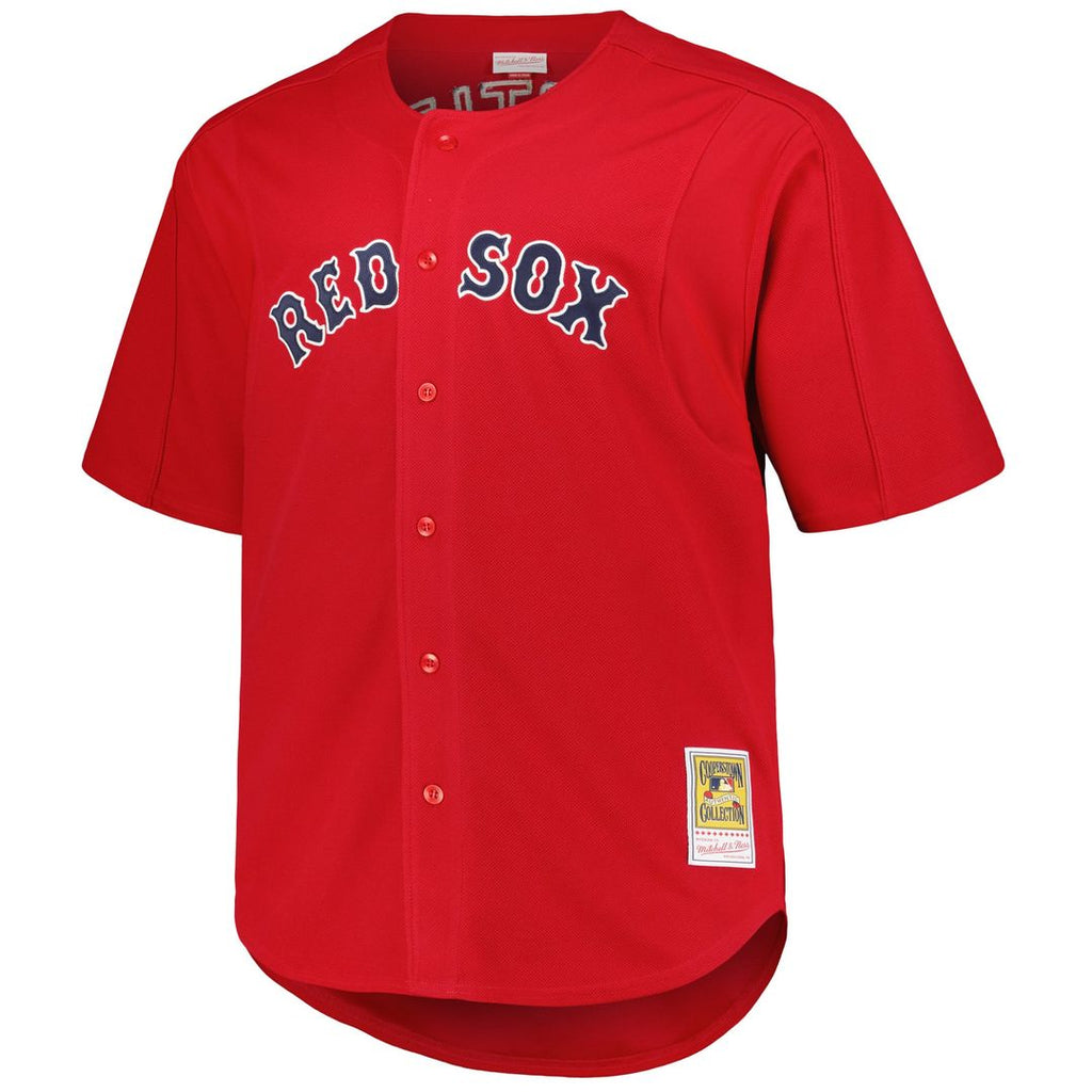 David Ortiz Boston Red Sox Mitchell & Ness Big & Tall Cooperstown Mesh Batting Practice Jersey - Red | MLB Fan Gear