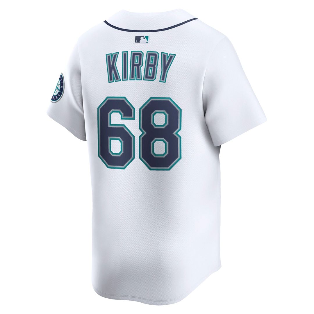 George Kirby Seattle Mariners Nike Home Limited Player Jersey - White | MLB Fan Gear