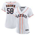 Hunter Brown Houston Astros Nike Women's Home Replica Jersey - White | MLB Fan Gear