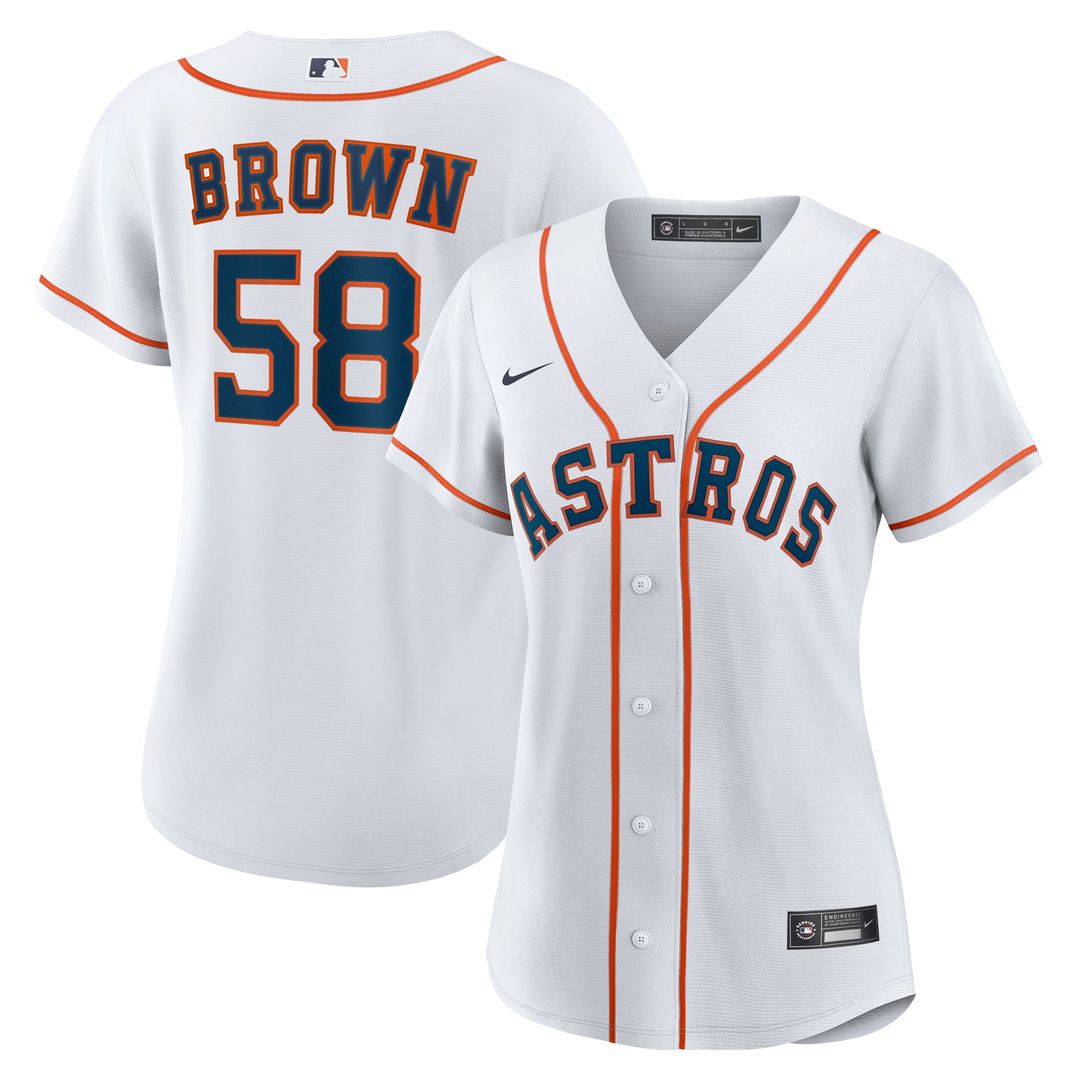 Hunter Brown Houston Astros Nike Women's Home Replica Jersey - White | MLB Fan Gear