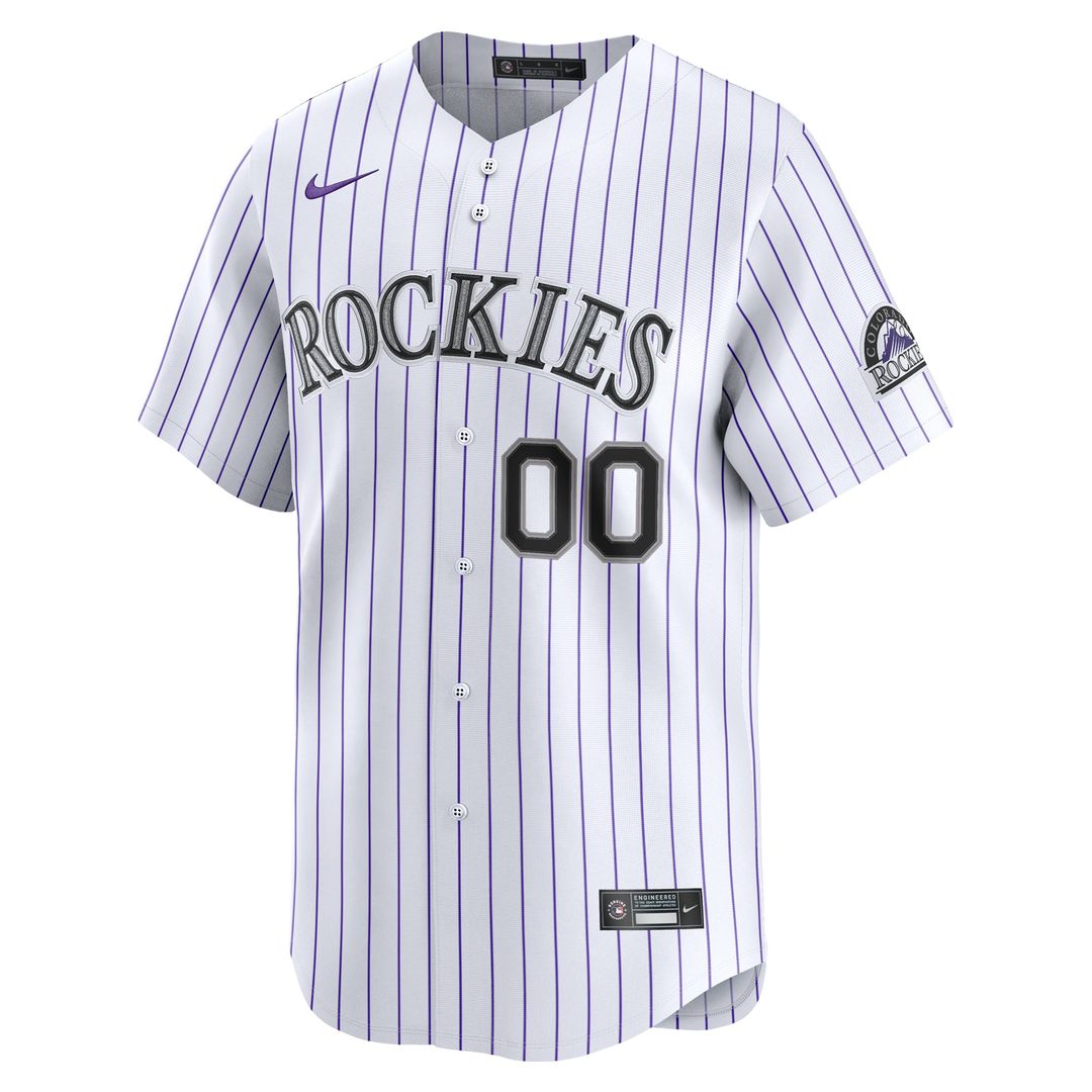 Colorado Rockies Nike Home Limited Custom Jersey - White | MLB Fan Gear