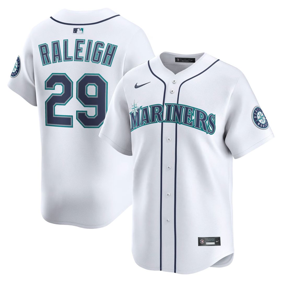 Cal Raleigh Seattle Mariners Nike Alternate Limited Jersey - Teal | MLB Fan Gear