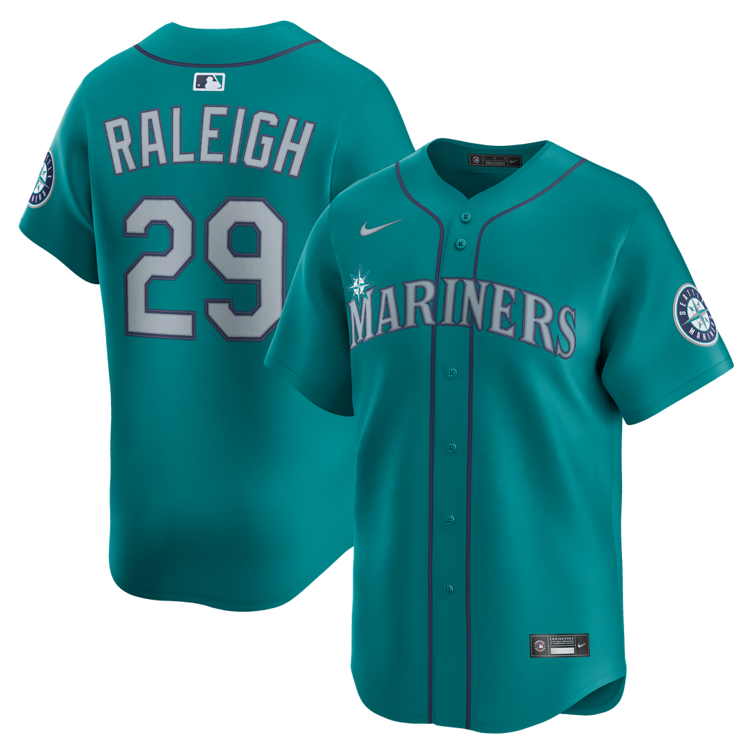 Cal Raleigh Seattle Mariners Nike Home Limited Player Jersey - White | MLB Fan Gear