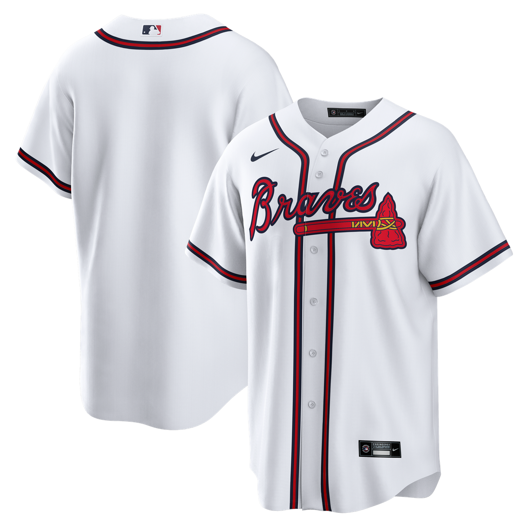 Atlanta Braves Nike Home Big & Tall Replica Jersey - White | MLB Fan Gear