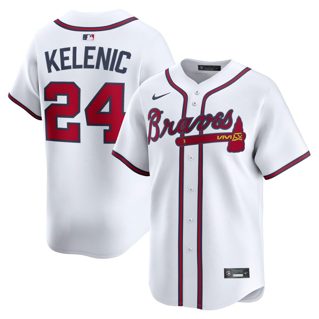 Jarred Kelenic Atlanta Braves Nike Home Limited Player Jersey - White | MLB Fan Gear