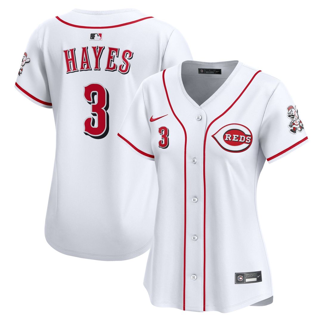 Ke'Bryan Hayes Cincinnati Reds Nike Women's Home Limited Player Jersey - White | MLB Fan Gear