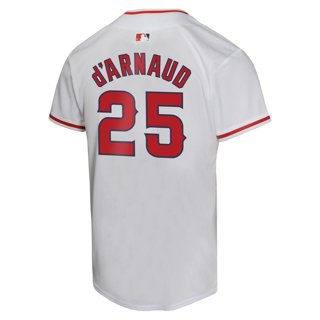 Travis d'Arnaud Los Angeles Angels Nike Youth Home Game Player Jersey - White | MLB Fan Gear