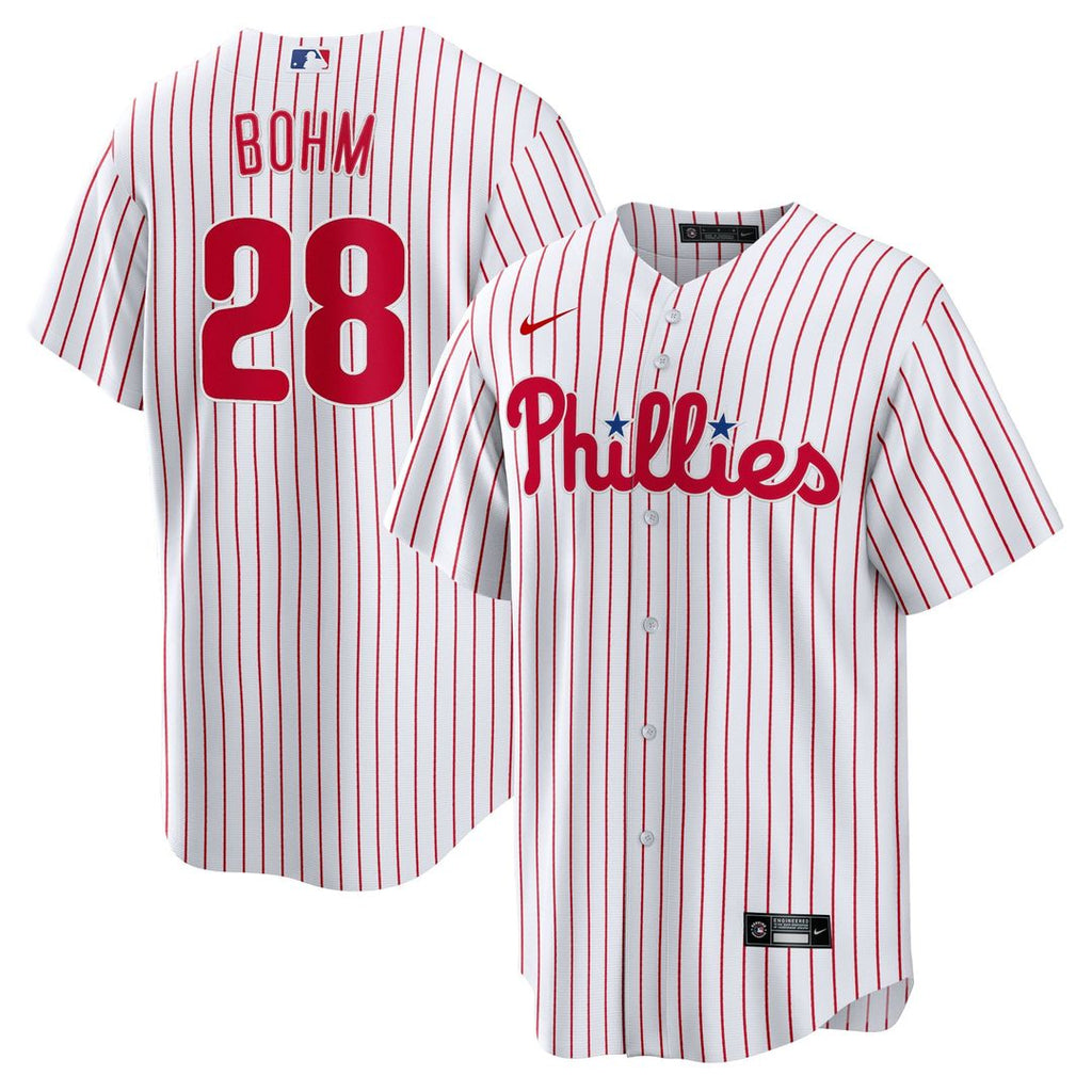 Alec Bohm Philadelphia Phillies Nike Replica Player Jersey - White | MLB Fan Gear