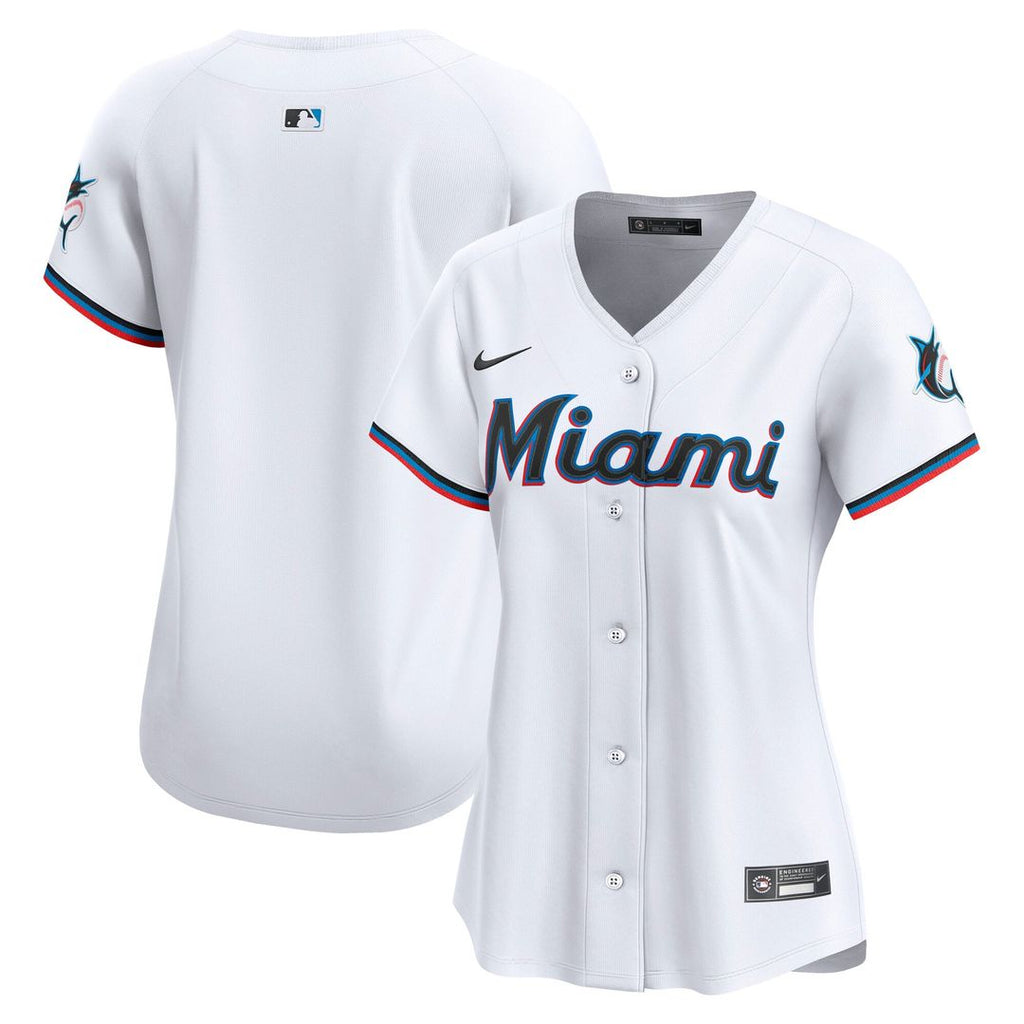 Miami Marlins Nike Women's Home Limited Jersey - White | MLB Fan Gear