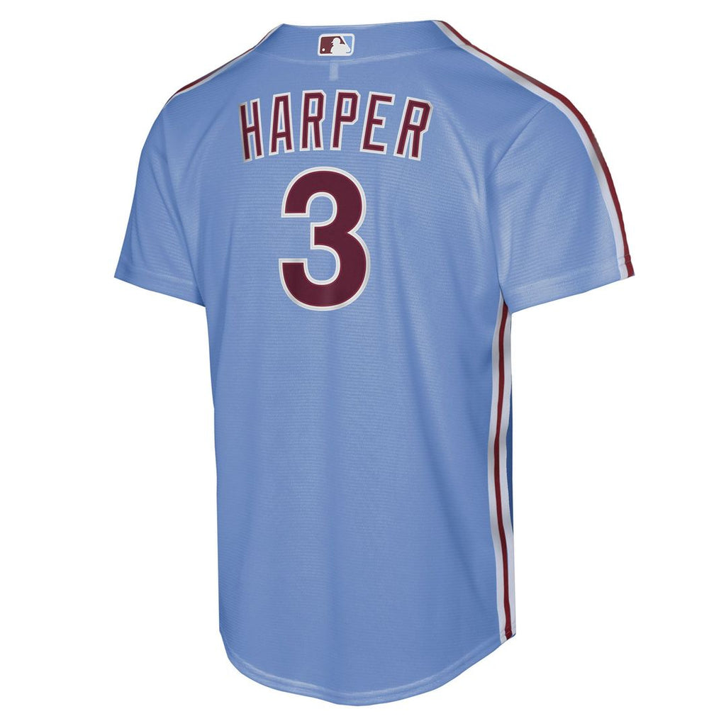 Bryce Harper Philadelphia Phillies Nike Youth Alternate 2 Replica Jersey - Cream | MLB Fan Gear