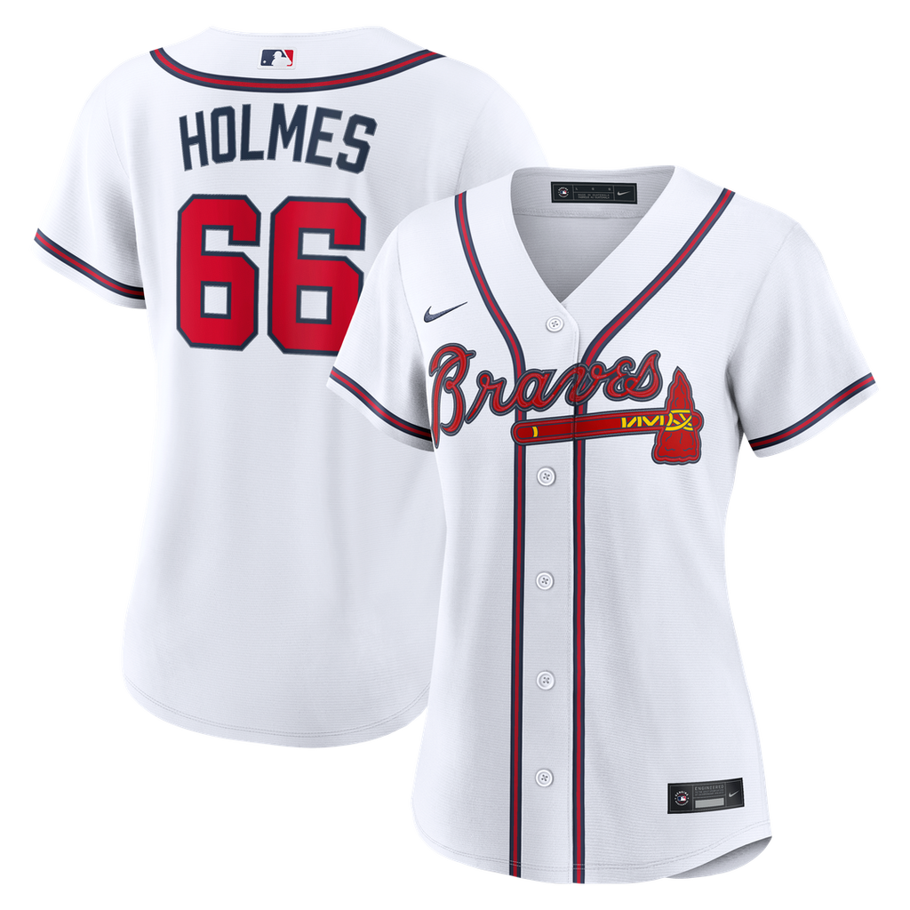 Grant Holmes Atlanta Braves Nike Women's Home Replica Jersey - White | MLB Fan Gear