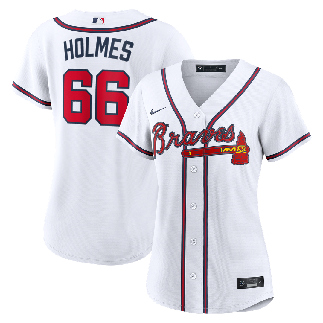Grant Holmes Atlanta Braves Nike Women's Home Replica Jersey - White | MLB Fan Gear