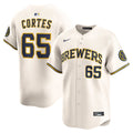 Nestor Cortes Milwaukee Brewers Nike Home Limited Player Jersey - Cream | MLB Fan Gear
